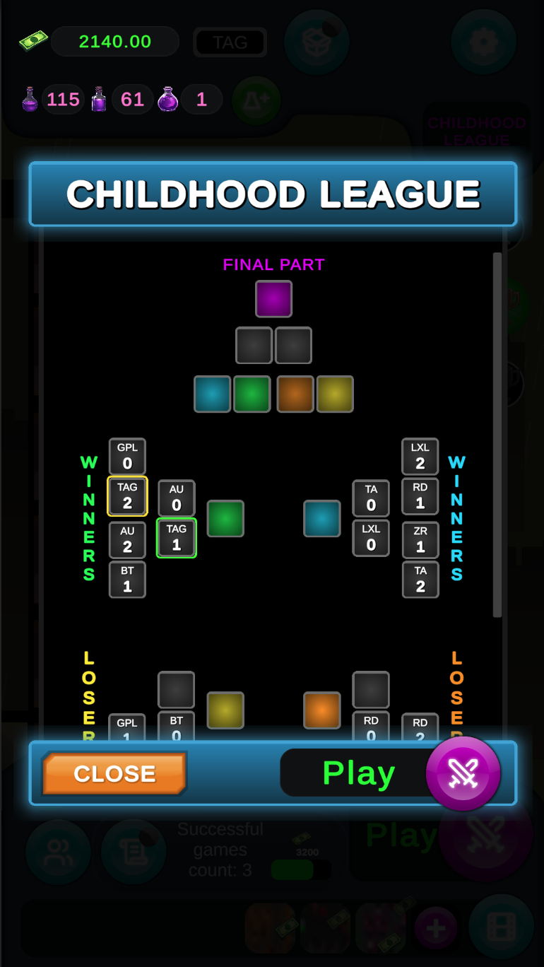 Tournament tree